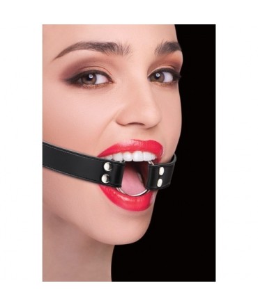 Mordaça Ouch! Ring Gag Preta